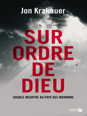 cover image of Sur ordre de Dieu